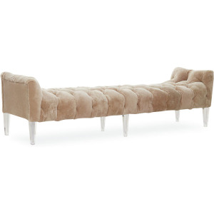 Leather Cocktail Bench