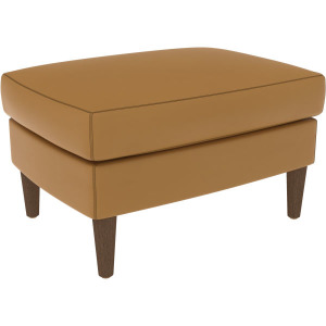 Leather Ottoman