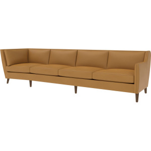 Leather Long Cornering Sofa