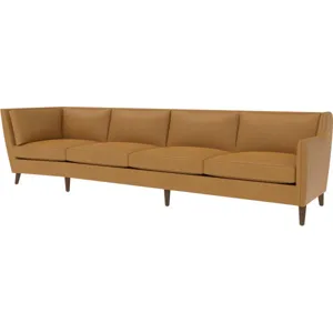 Leather Long Cornering Sofa