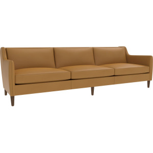Leather Extra Long Sofa