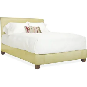 Leather Full Headboard w/ Rails