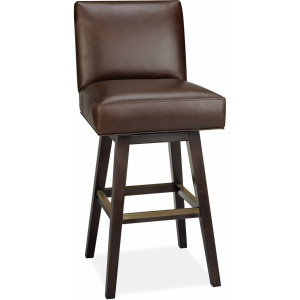 Leather Swivel Bar Stool