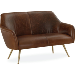 Leather Loveseat
