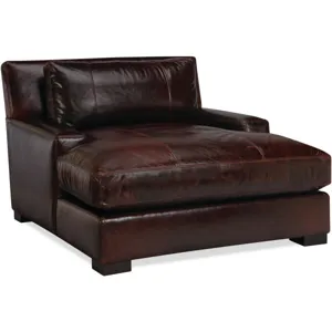 Leather TV Lounger