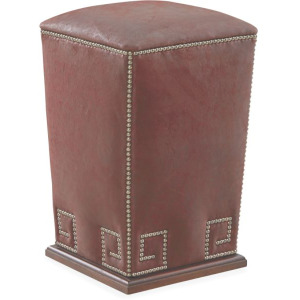 Leather Bongo Ottoman