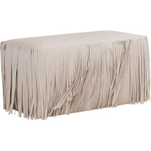 Leather Cocktail Ottoman