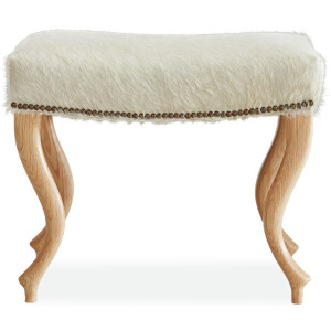 Leather Ottoman