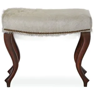 Leather Ottoman