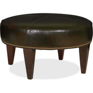 Leather Ottoman