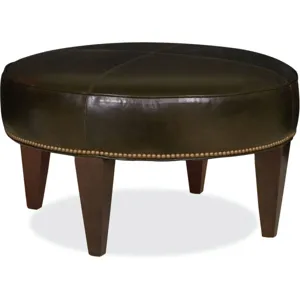 Leather Ottoman