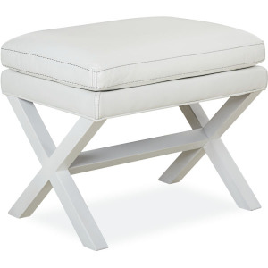 Leather Ottoman