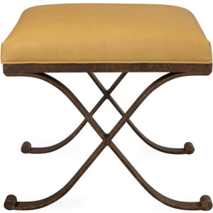 Leather Ottoman