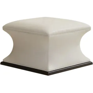 Leather Ottoman