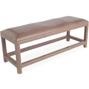 Leather Ottoman