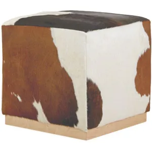 Leather Ottoman