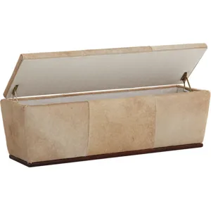 Leather Storage Bench