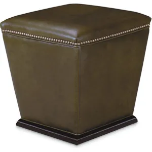 Leather Bongo Ottoman