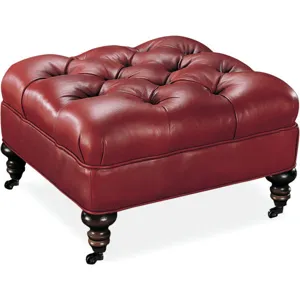 Leather Ottoman