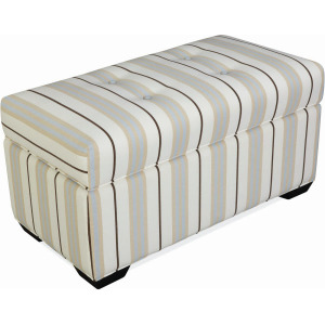 Leather Storage Ottoman