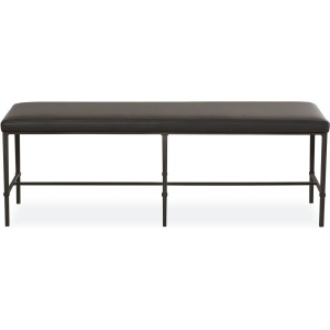 Leather Cocktail Ottoman