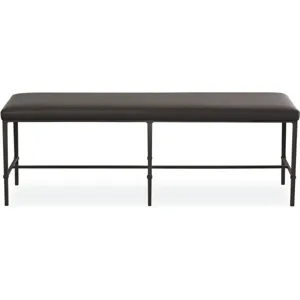 Leather Cocktail Ottoman
