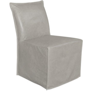 Leather Slipcovered Dining Chair