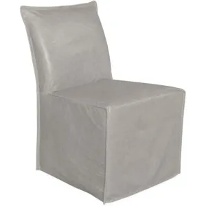 Leather Slipcovered Dining Chair