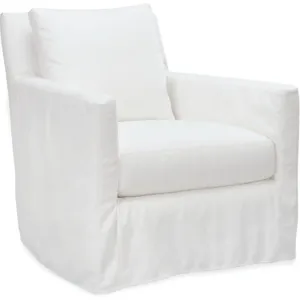 Nandina Outdoor Slipcovered Swivel Glider