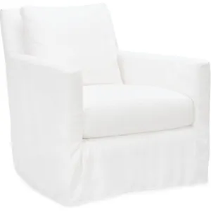 Nandina Outdoor Slipcovered Swivel Chair