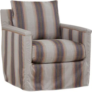 Seaside Outdoor Slipcovered Swivel Glider
