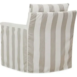 Seaside Outdoor Slipcovered Swivel Glider
