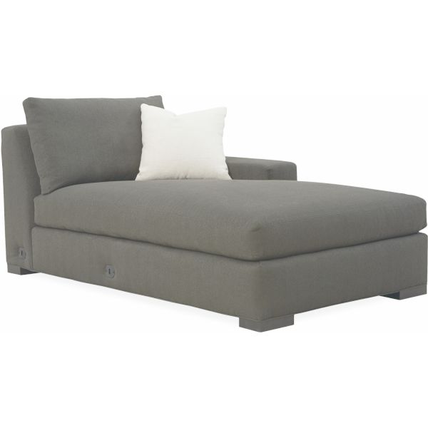 One Arm Chaise 539285RF by Lee Industries at Willis Furniture & Mattress