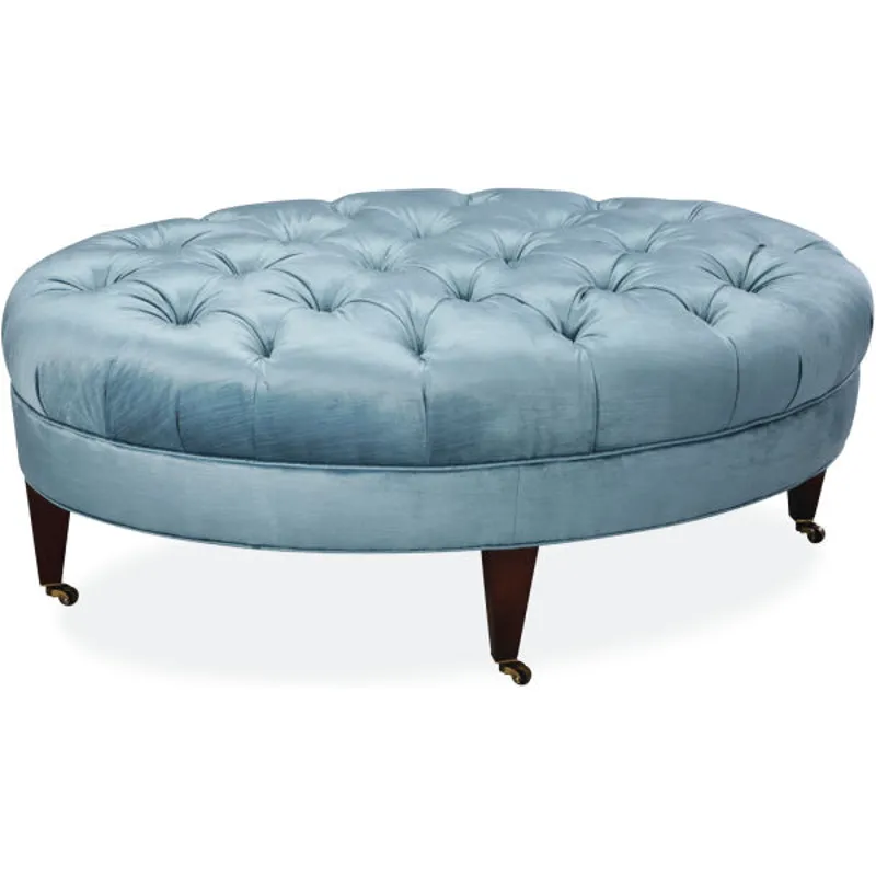 Leather Ottoman