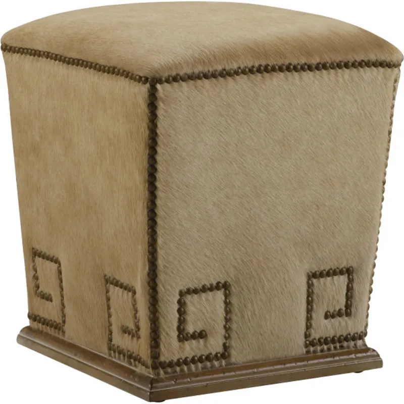 Leather Bongo Ottoman