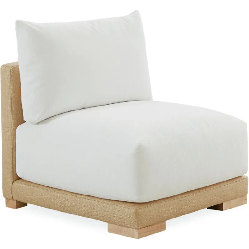 Leather Armless Chair