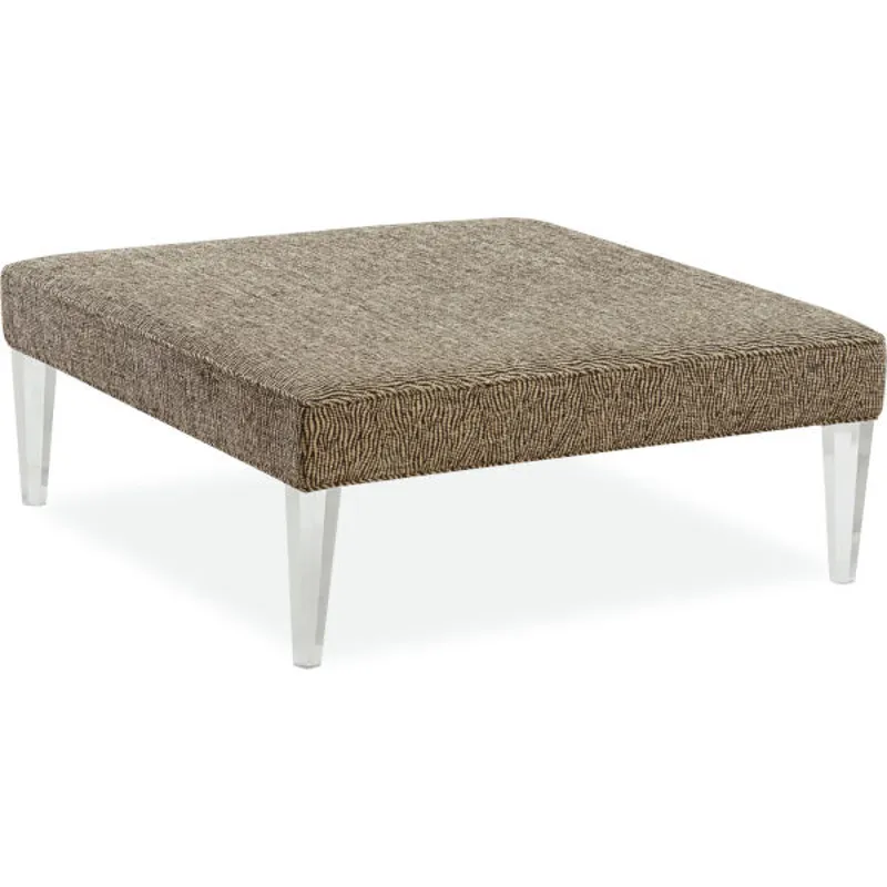 Leather Cocktail Ottoman