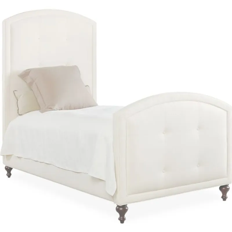 Arch Headboard & Footboard Bed - Twin Size