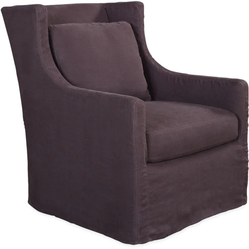 Slipcovered Swivel Glider