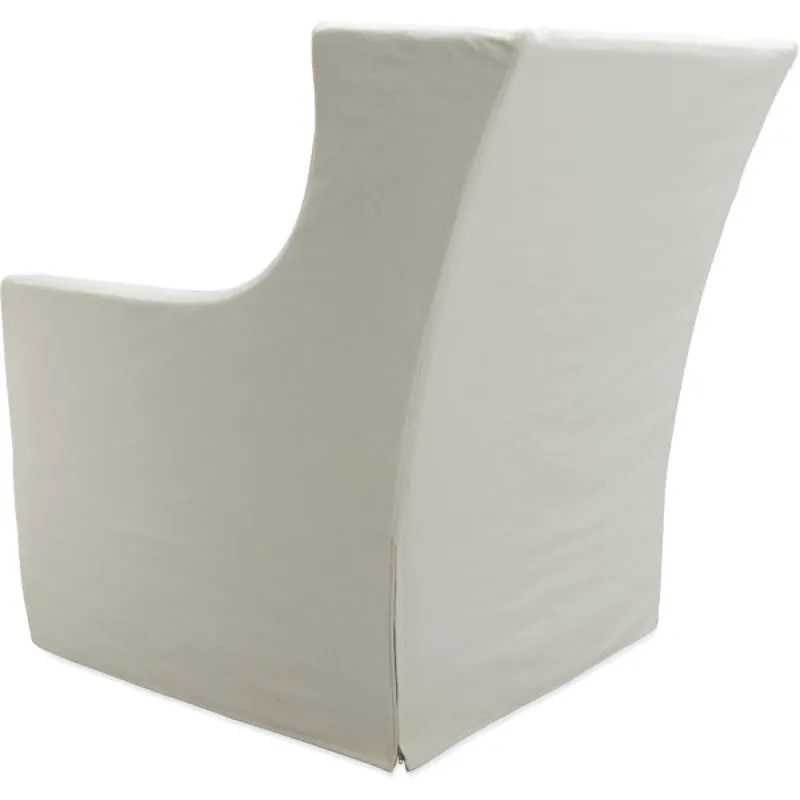 Slipcovered Swivel Glider