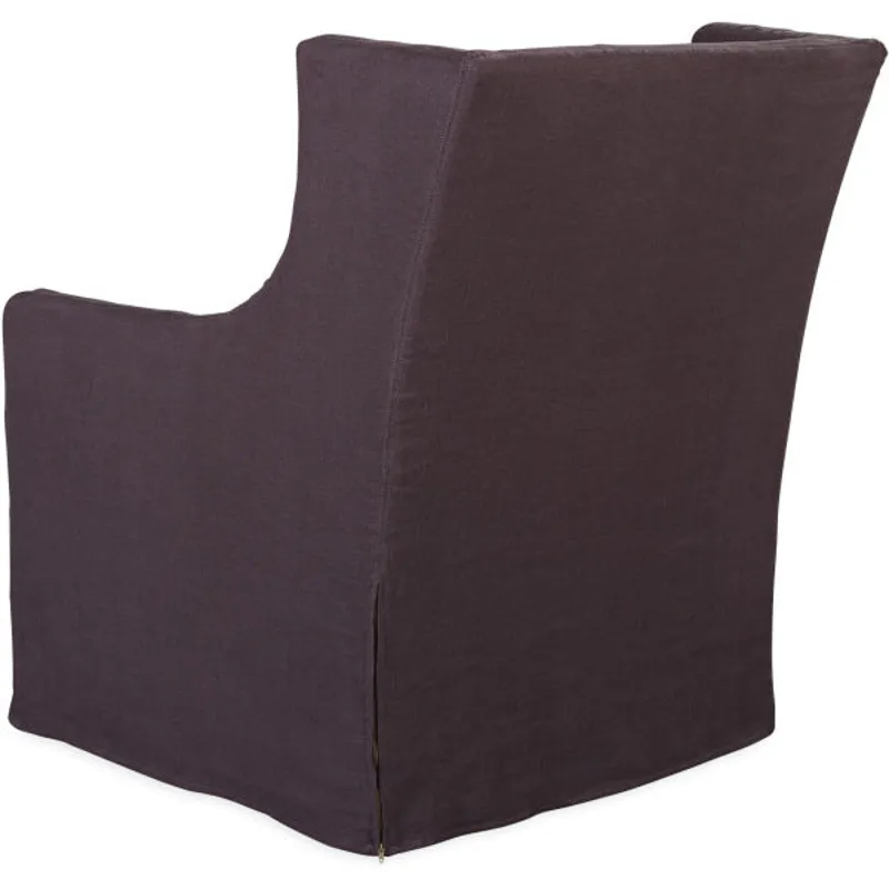 Slipcovered Swivel Glider