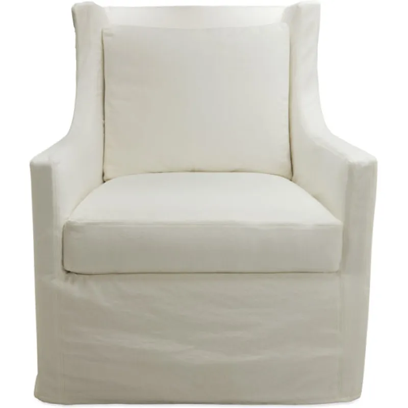 Slipcovered Swivel Glider