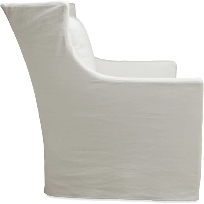 Slipcovered Swivel Glider