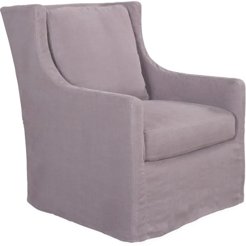 Slipcovered Swivel Glider