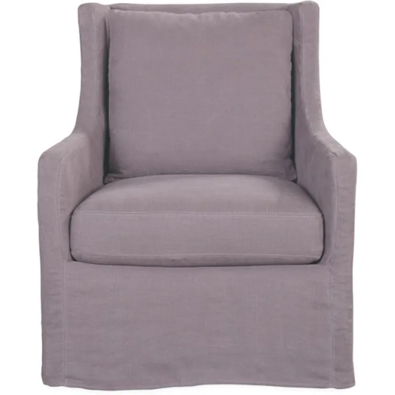 Slipcovered Swivel Glider