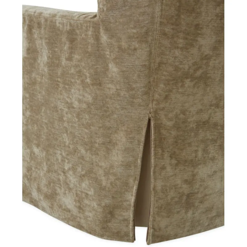 Slipcovered Swivel Chair