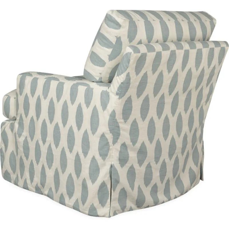 Slipcovered Swivel Glider