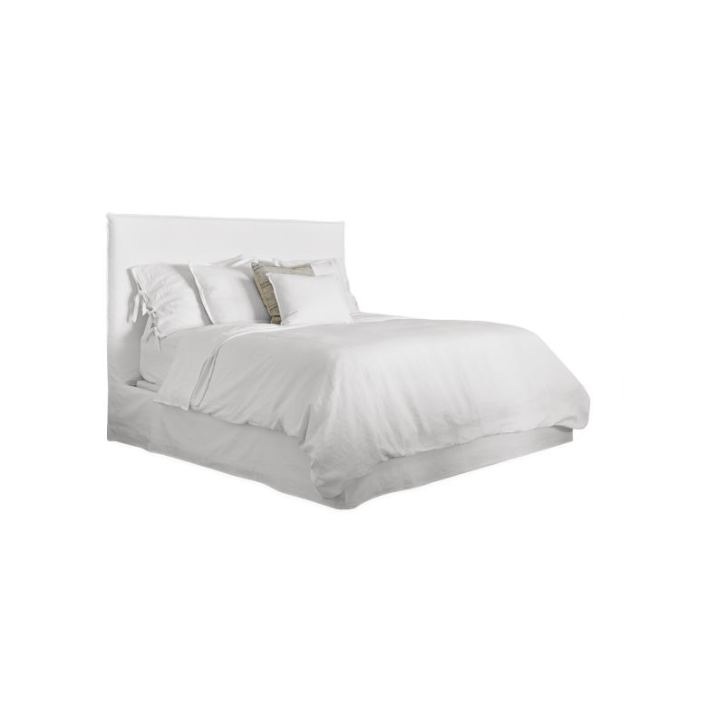 Slipcovered King Medium Headboard w/ Rails C1666HM by Lee Industries