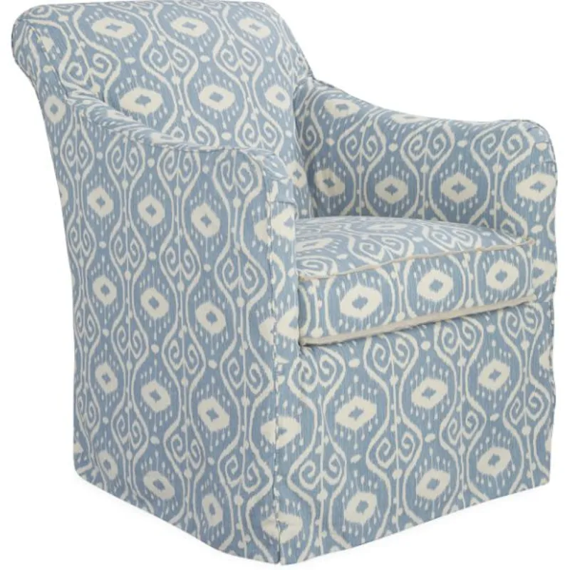 Slipcovered Swivel Glider
