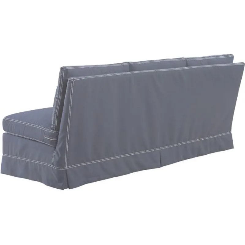 Slipcovered One Arm Sofa